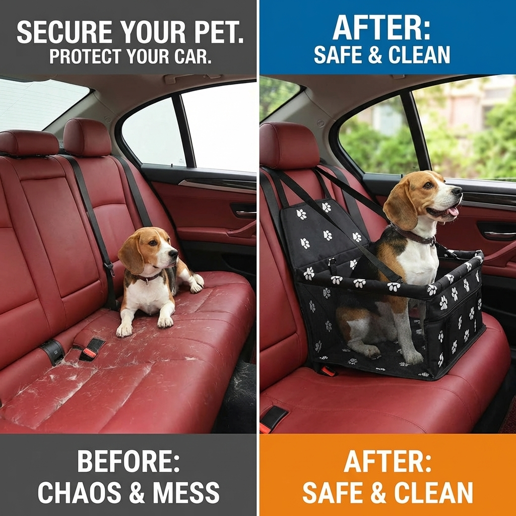 CURAPETS CozyRide Small Dog Car Seat