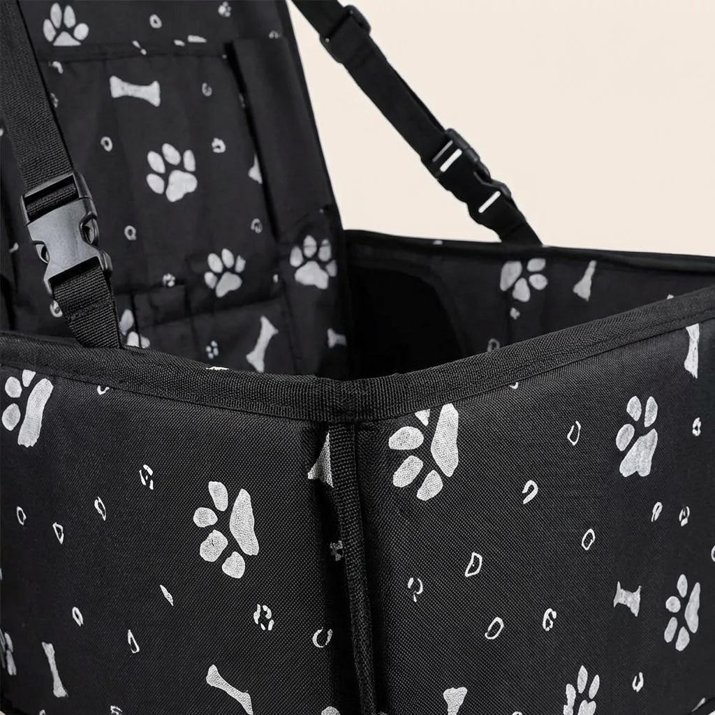 CURAPETS ComfortRide Car Seat with Storage Pockets