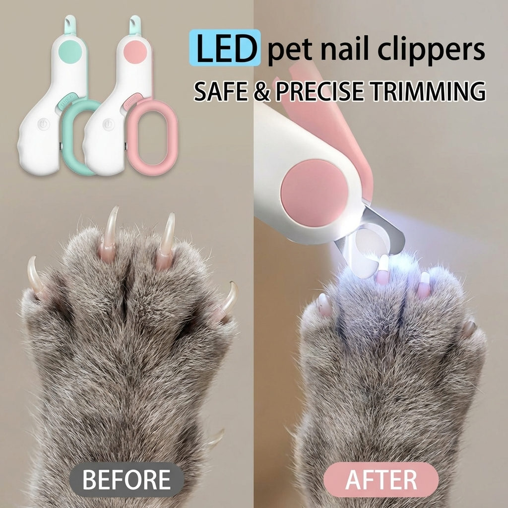 CURAPETS LED Precision Pet Nail Clipper