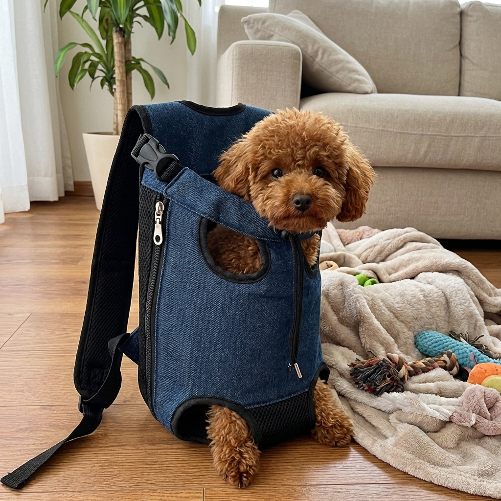 CURAPETS Camouflage Breathable Dog Travel Backpack