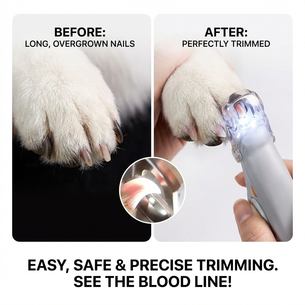 CURAPETS LED Precision Pet Nail Clippers