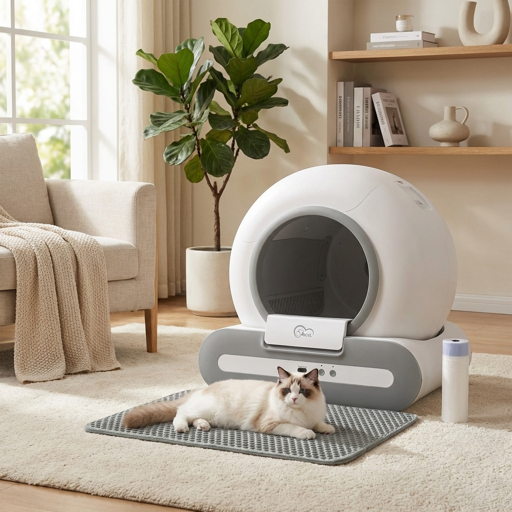 CURAPETS DOEL Smart Self-Cleaning Litter Box 65L
