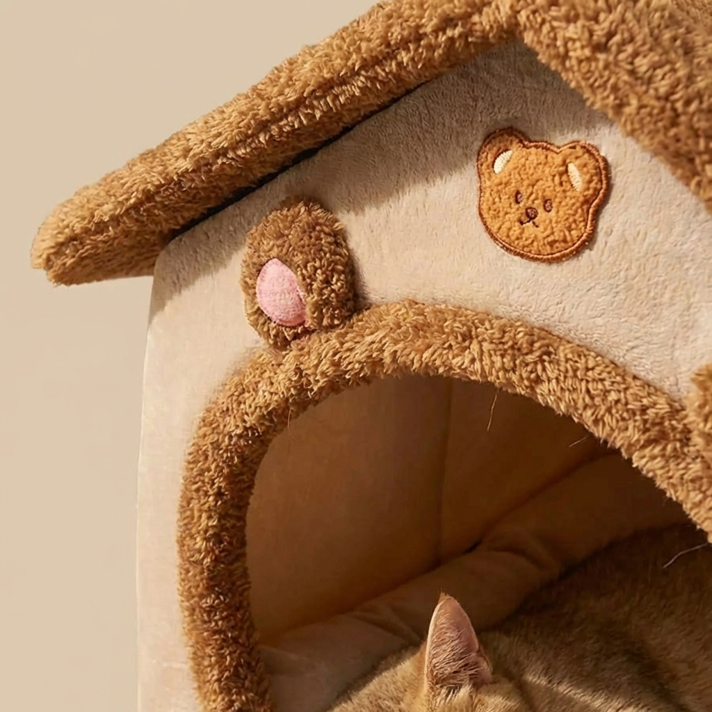 CURAPETS Cozy Warm Pet House Bed