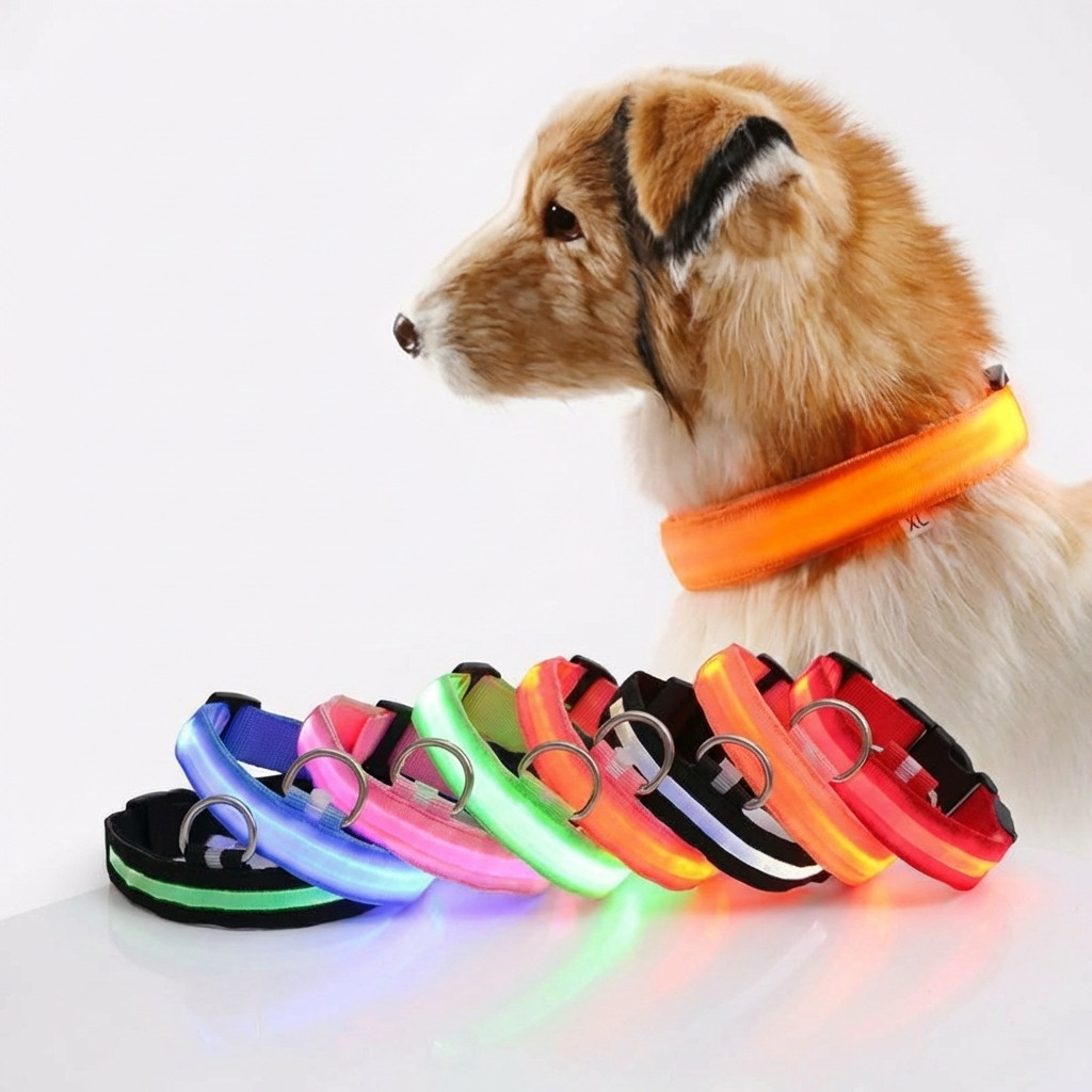 CURAPETS Luminous LED Night Safety Collar