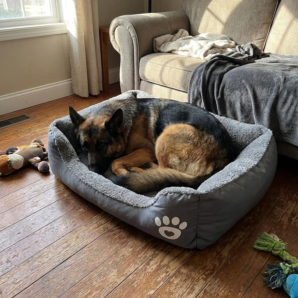 CURAPETS Soft Square Winter Dog Sofa Bed