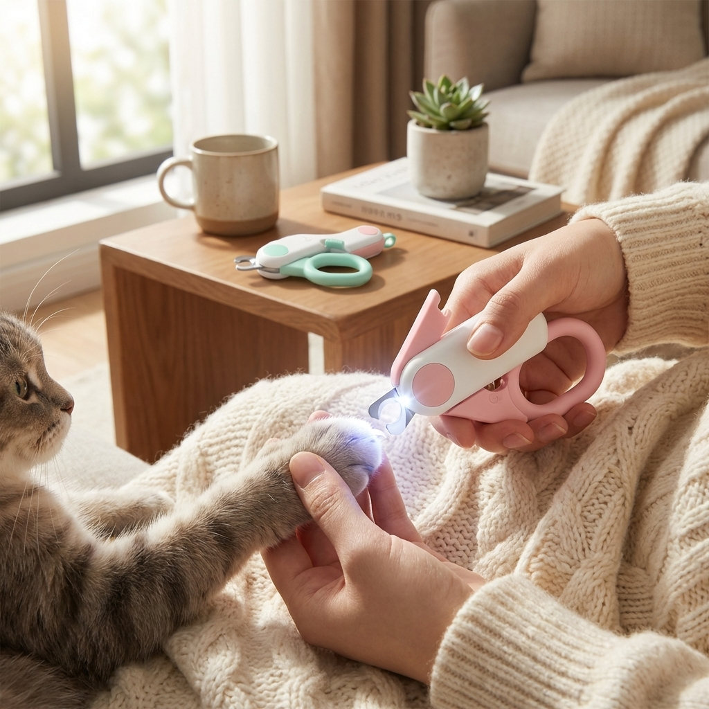 CURAPETS LED Precision Pet Nail Clipper