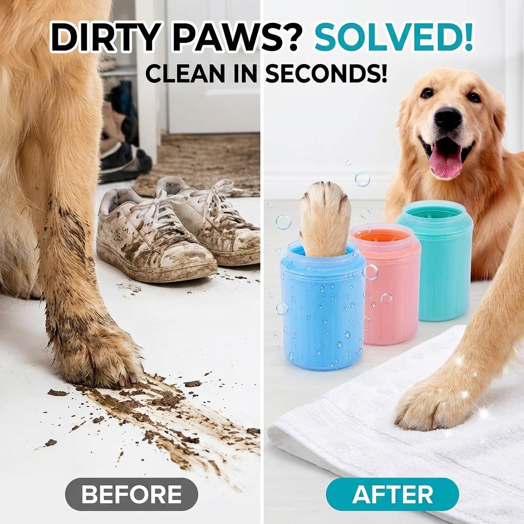 CURAPETS Premium Paw Cleaner Cup