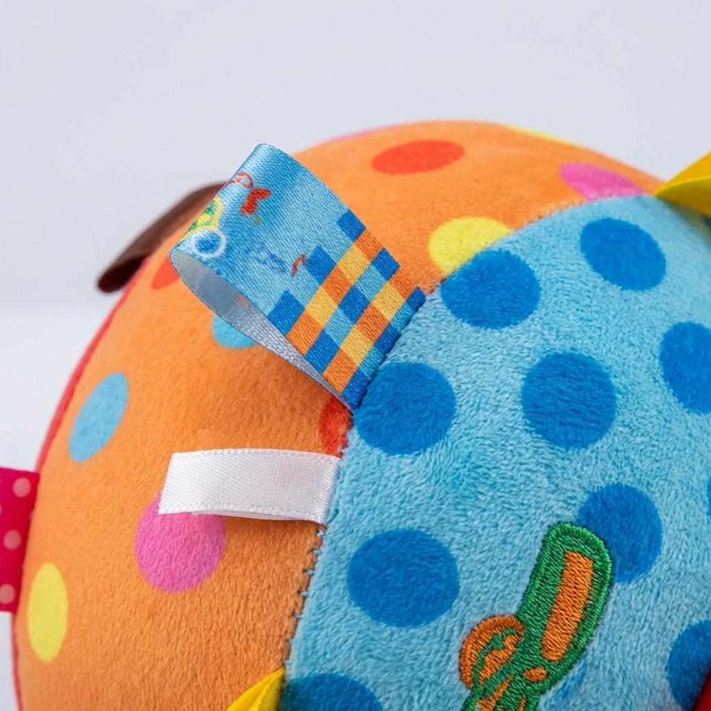 CURAPETS Plush Vocal Chew Ball Toy