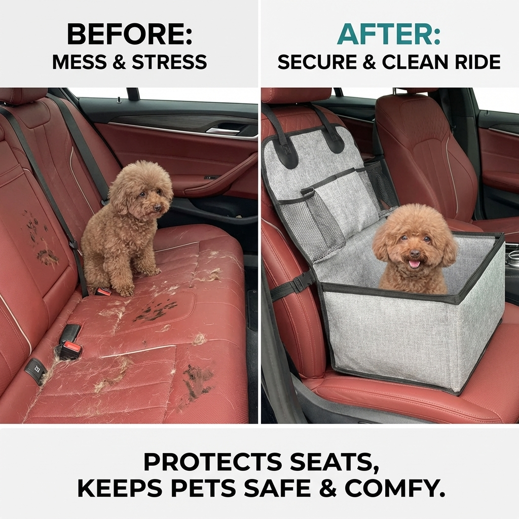CURAPETS Puppy Booster Car Seat