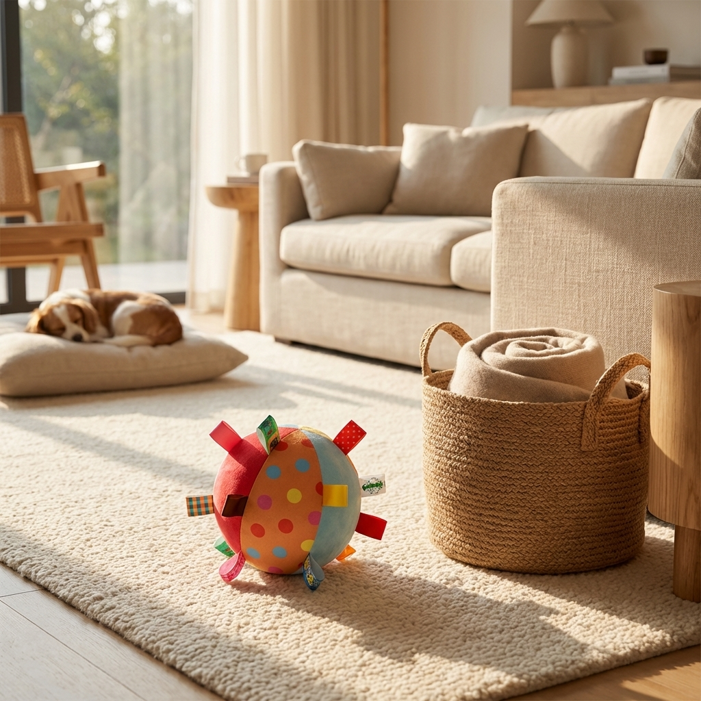 CURAPETS Plush Vocal Chew Ball Toy