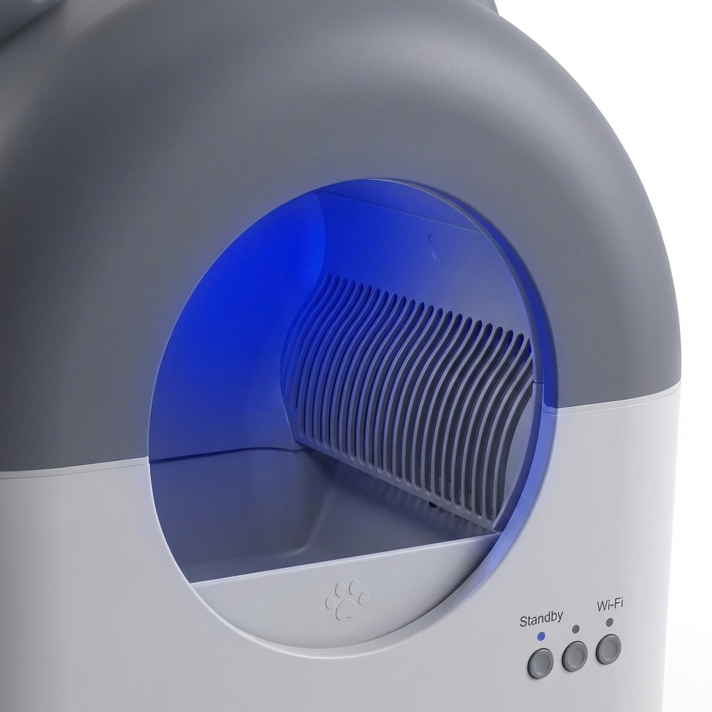 CURAPETS LunaPurr Smart Self-Cleaning Litter Box