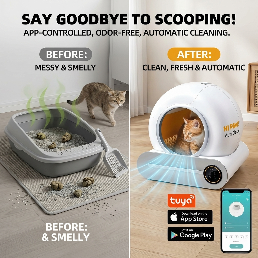 CURAPETS Smart Automatic 65L Cat Litter Box
