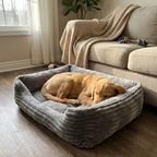CURAPETS Calming Plush Square Pet Bed