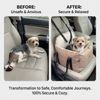 CURAPETS SafeRide Plush Pet Car Seat