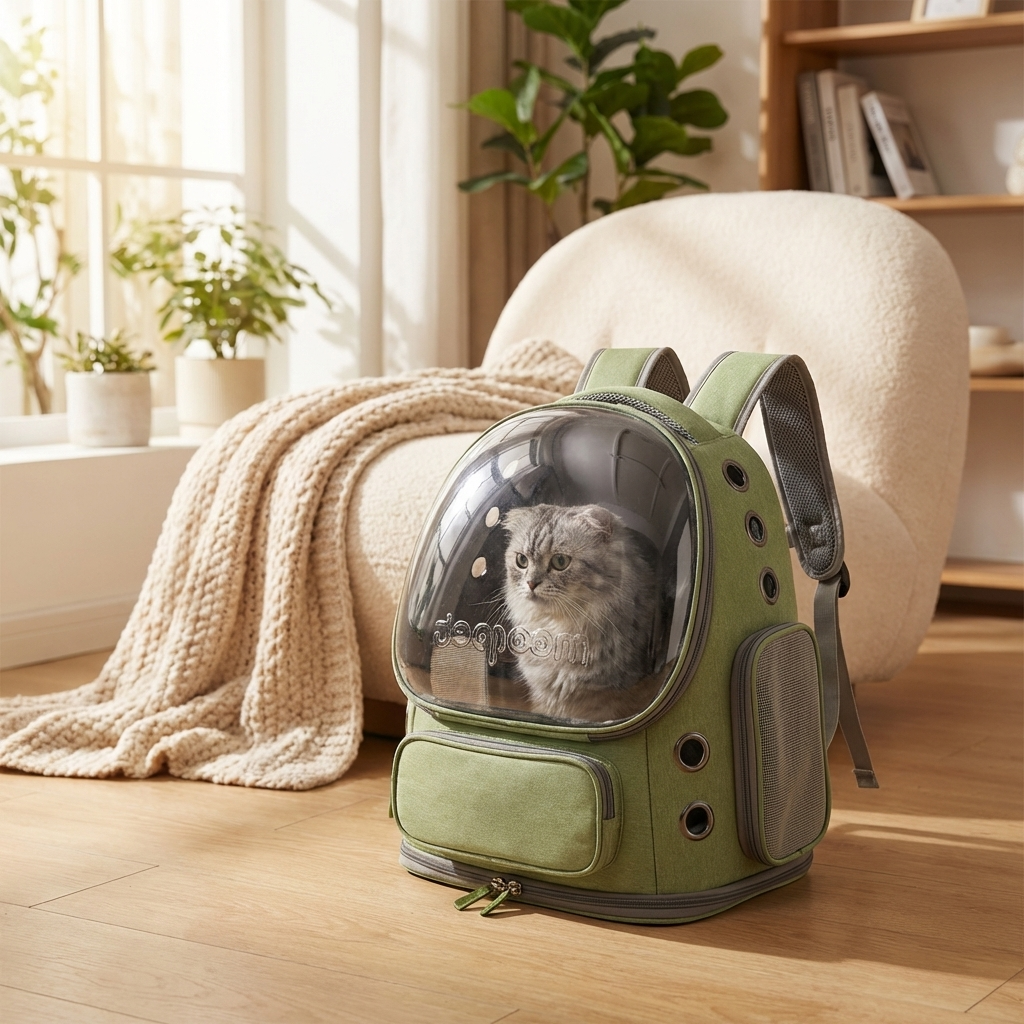 CURAPETS ClearView Travel Cat Carrier Backpack