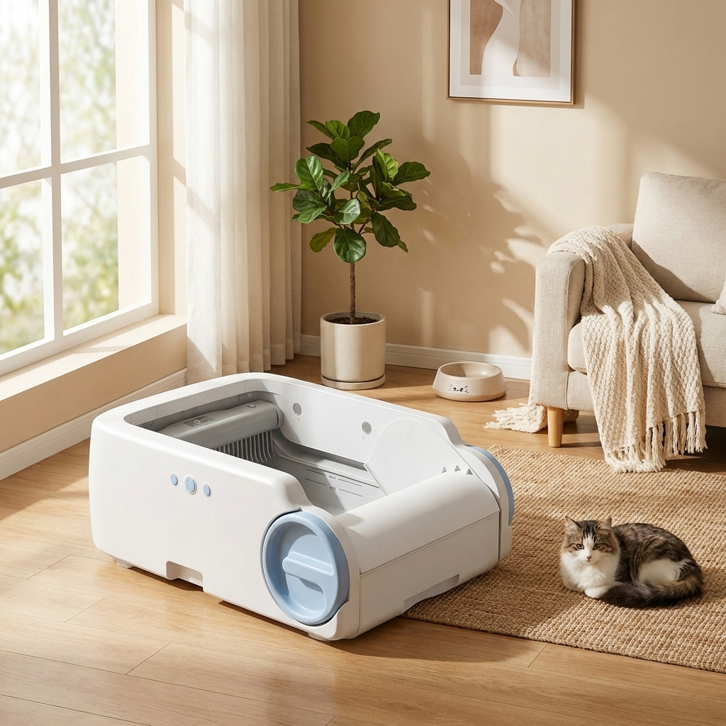 CURAPETS Smart Open Automatic Litter Box
