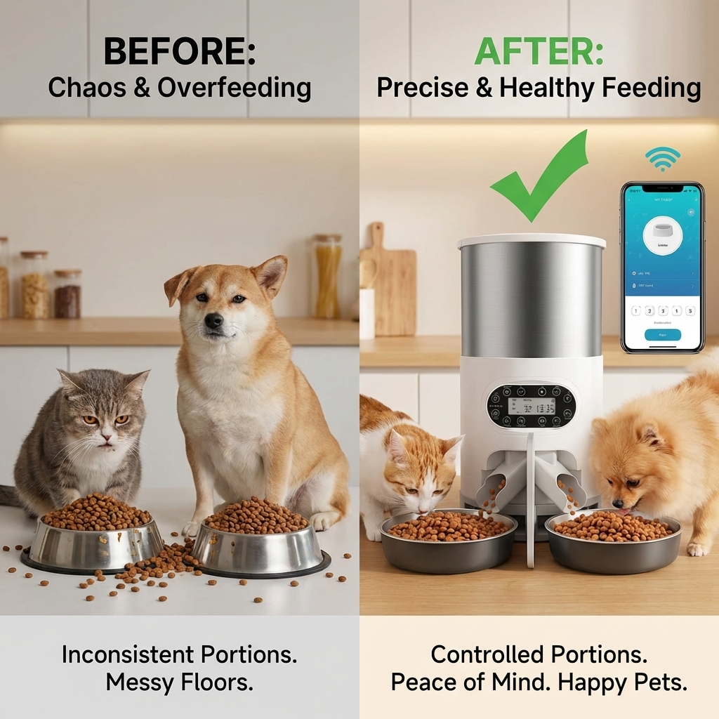 CURAPETS Smart Swirl Automatic Feeder