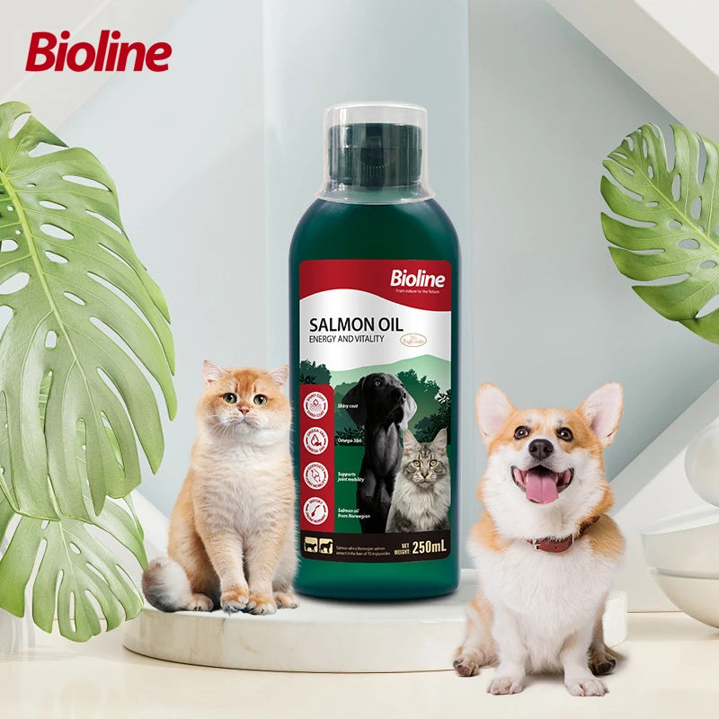 CURAPETS Salmon Oil Omega Supplement 250ml
