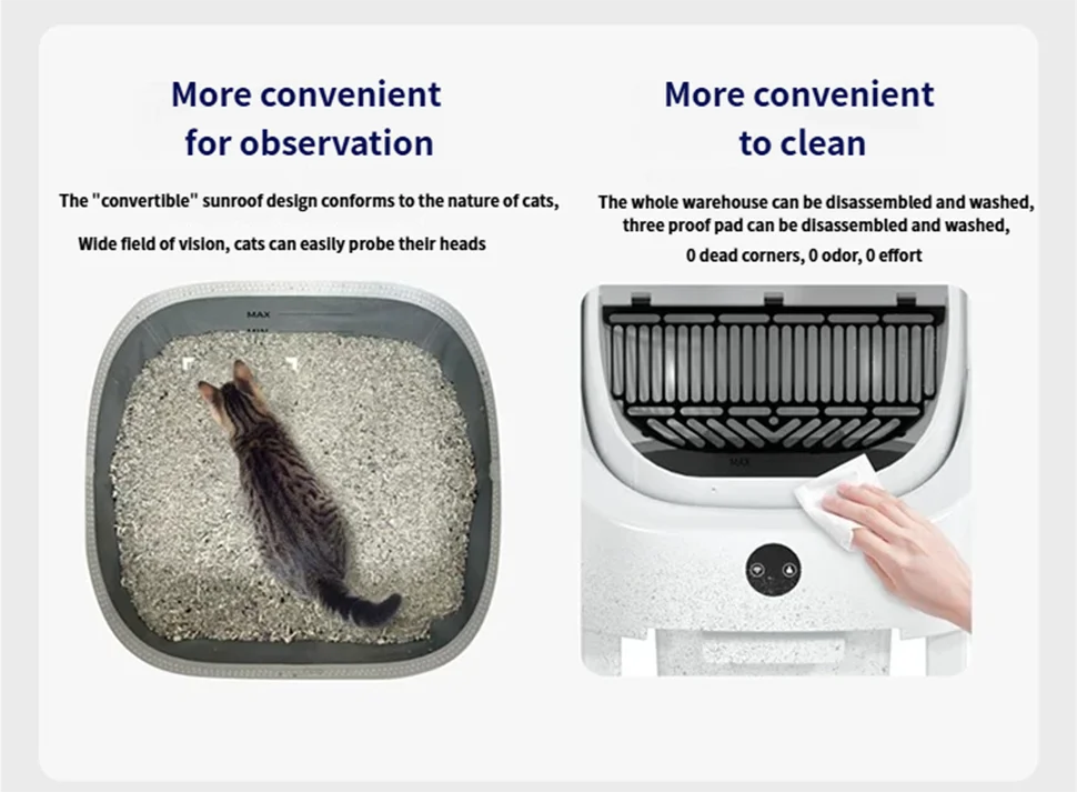 CURAPETS HeyboLux Smart Self-Cleaning Litter Box