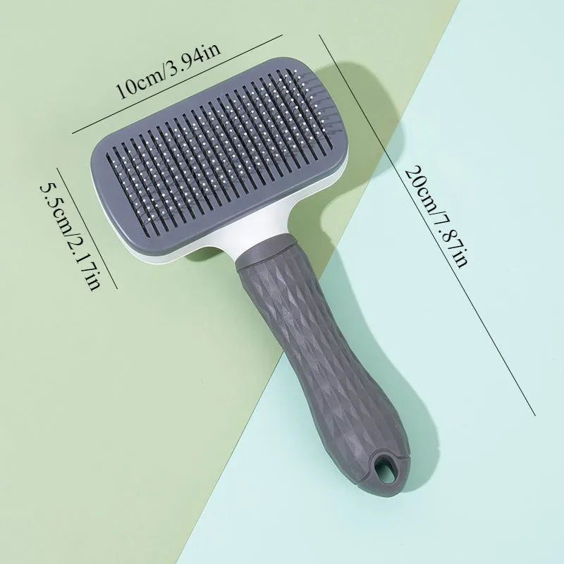 CURAPETS One-Button Deshedding Brush