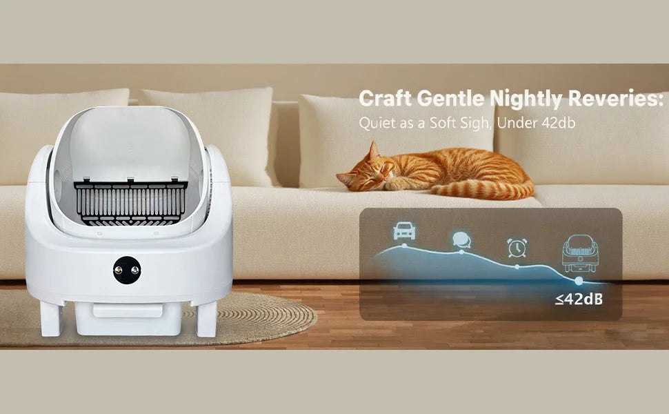 CURAPETS HeyboLux Smart Self-Cleaning Litter Box