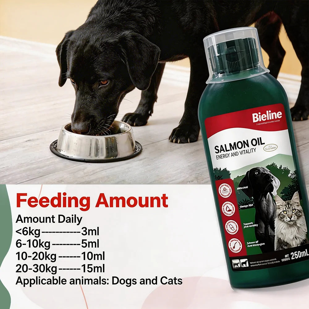 CURAPETS Salmon Oil Omega Supplement 250ml