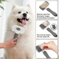 CURAPETS One-Button Deshedding Brush