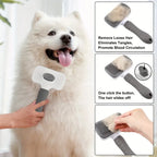 CURAPETS One-Button Deshedding Brush