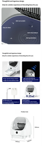 CURAPETS HeyboLux Smart Self-Cleaning Litter Box