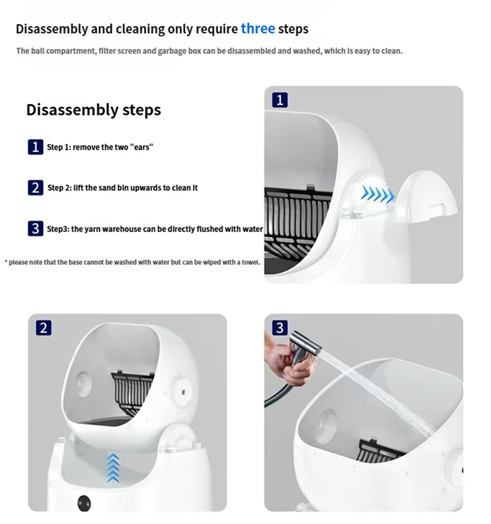 CURAPETS HeyboLux Smart Self-Cleaning Litter Box