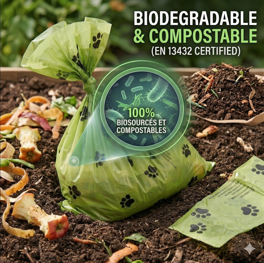 CURAPETS EcoClean Biodegradable Poop Bags