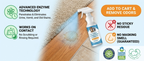CURAPETS Premium Pet Stain & Odor Remover. Spray this to make years of stains, odors, & frustration vanish permanently