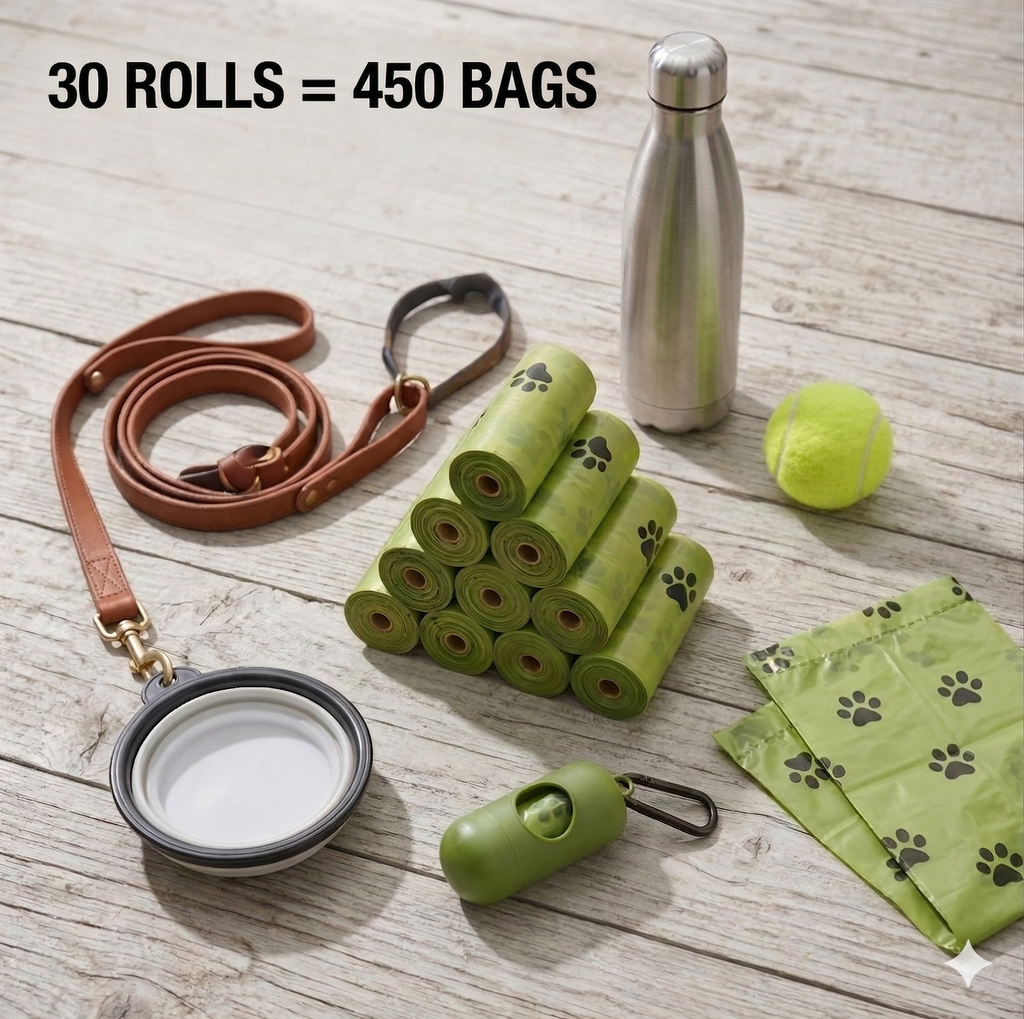 CURAPETS EcoClean Biodegradable Poop Bags