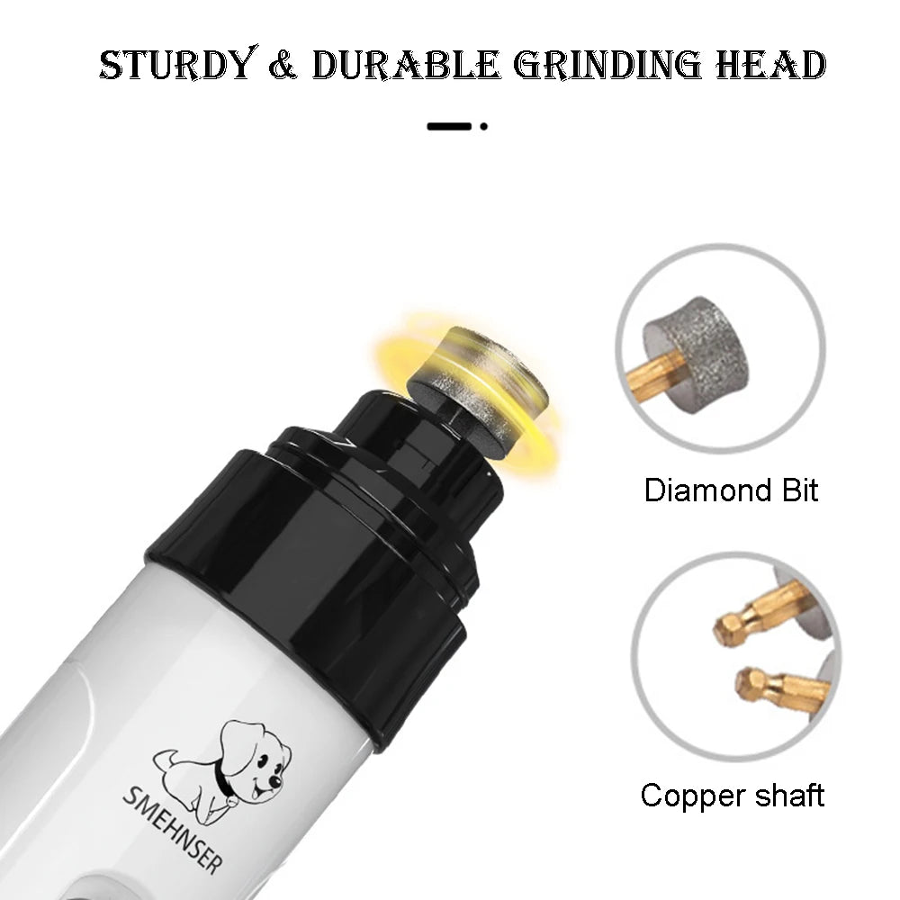 CURAPETS Gentle Electric Pet Nail Grinder