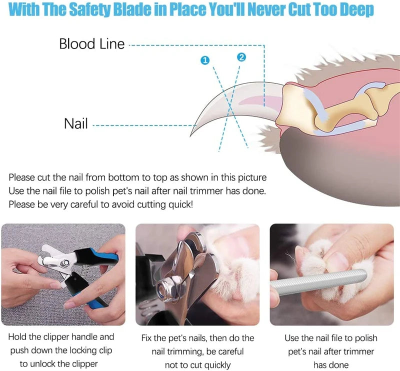 CURAPETS Precision Pet Nail Clipper