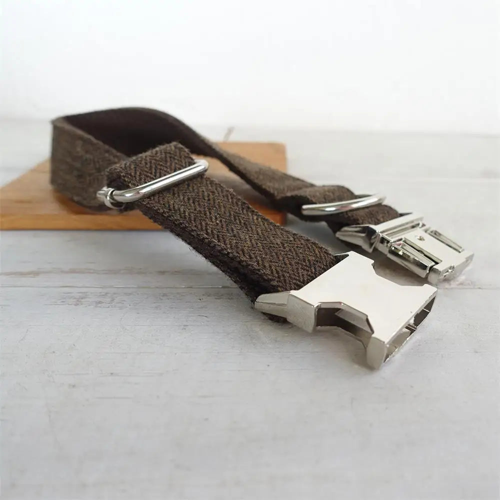 CURAPETS Signature Plaid Personalized Collar Set