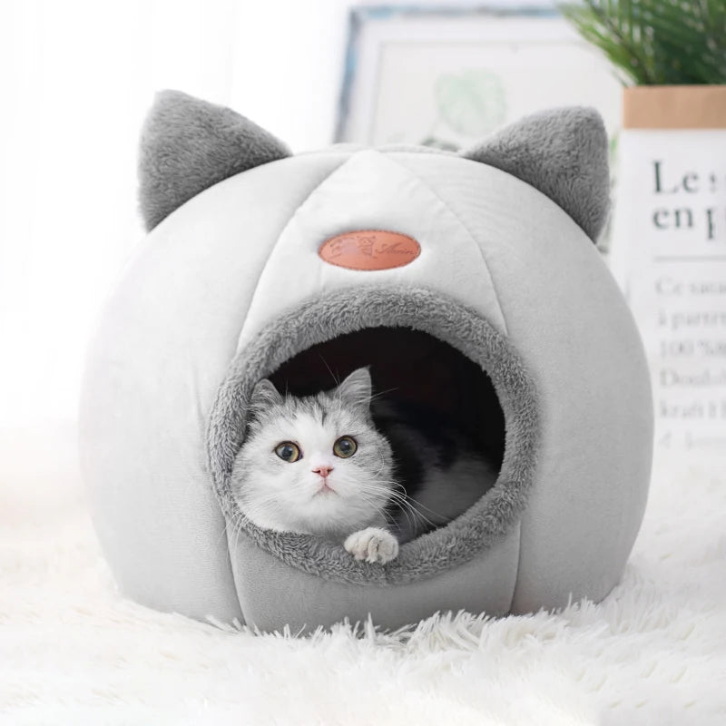 CURAPETS Deep Sleep Winter Cave Pet Bed
