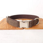 CURAPETS Signature Plaid Personalized Collar Set
