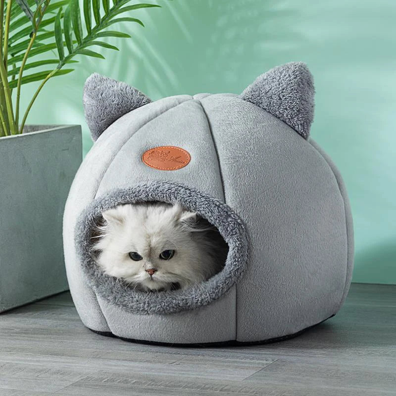 CURAPETS Deep Sleep Winter Cave Pet Bed