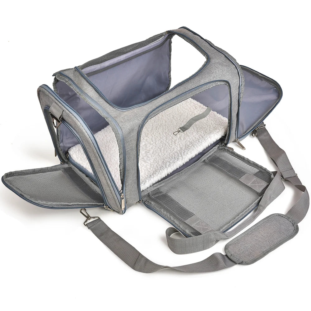 CURAPETS Claw-Defense Airline Pet Carrier