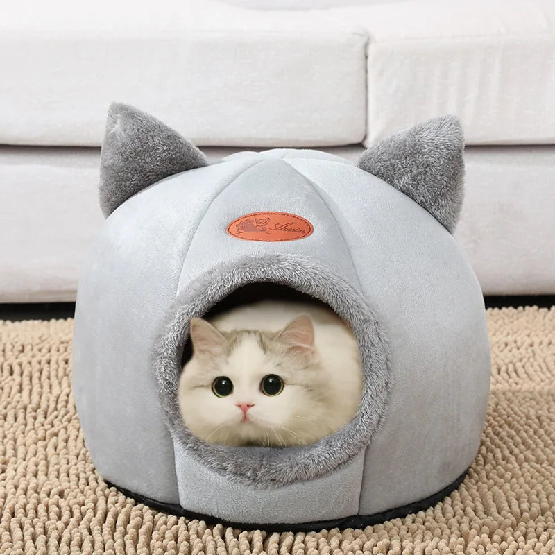 CURAPETS Deep Sleep Winter Cave Pet Bed