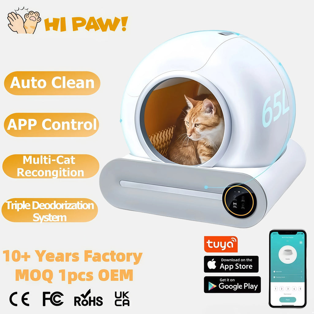 CURAPETS Smart Automatic 65L Cat Litter Box