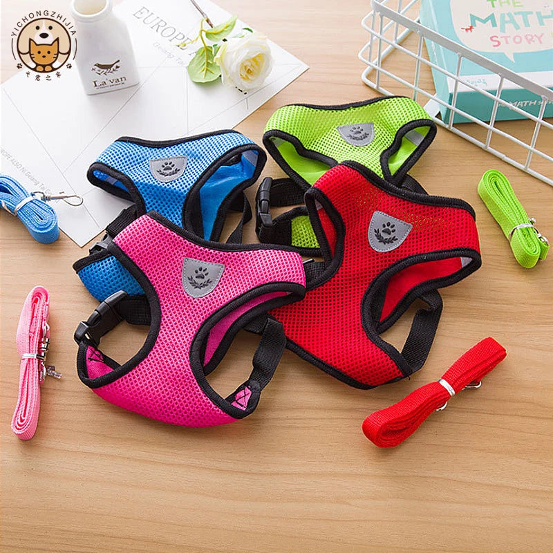 CURAPETS AirLite Summer Pet Harness & Leash Set