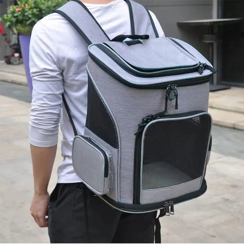 CURAPETS Expandable Pet Carrier Backpack