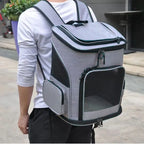 CURAPETS Expandable Pet Carrier Backpack