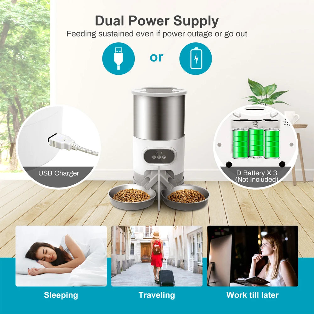 CURAPETS Smart Swirl Automatic Feeder
