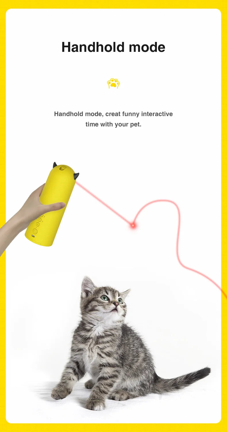 CURAPETS 360 Laser Chase Cat Toy