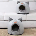 CURAPETS Deep Sleep Winter Cave Pet Bed