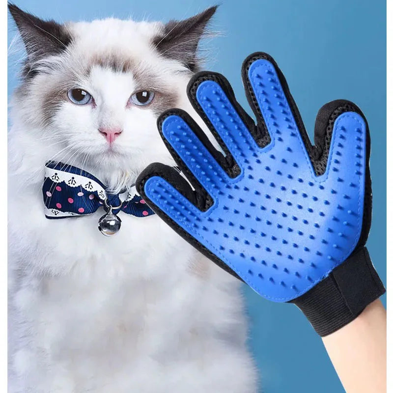 CURAPETS Silicone Deshedding Grooming Glove