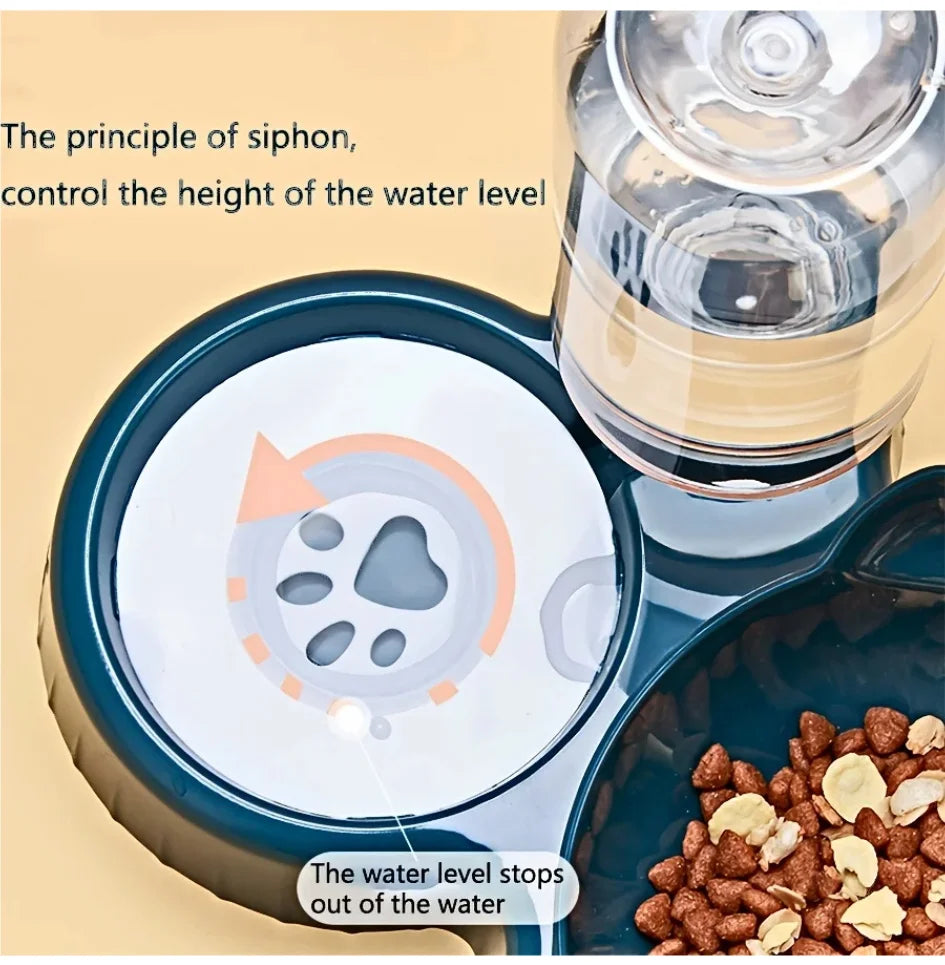 CURAPETS Anti-Tip Cat Bowl Feeder